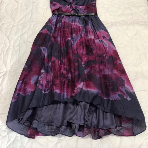 Neiman Marcus Lela Rose Water Color Dress - Picture 3 of 8